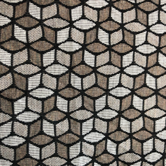 Tela Poliéster Rayón Spandex Jacquard Punto Diamond