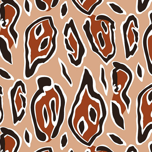 Tela Jersey Punto Estampada Poliéster Spandex Lycra Animal Knit 110K