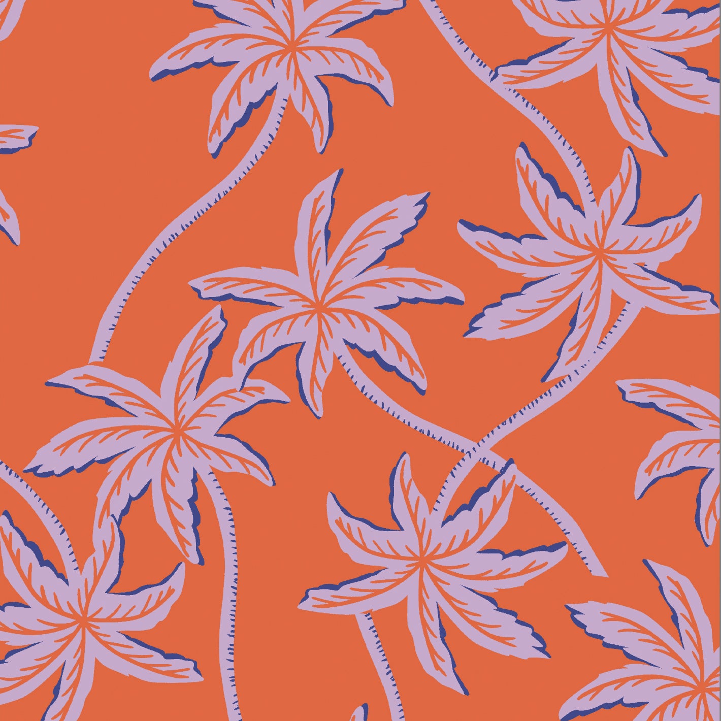 Tela Plana Estampada Texturizada Martinica Print Abigail