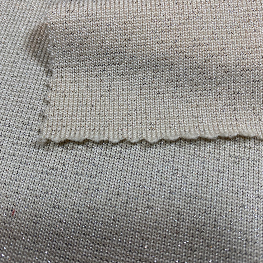 Tela Jersey Punto Poliéster Lurex Ivanna