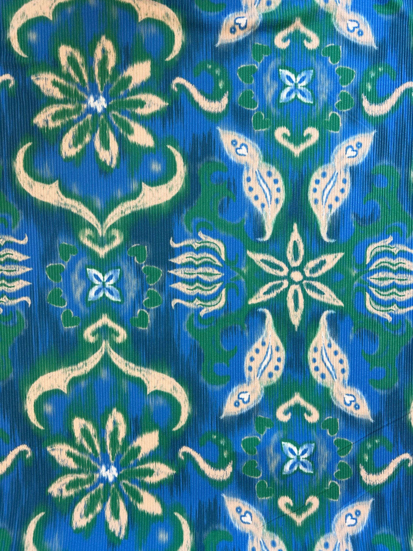 Tela Punto estampado Angora print Fleur