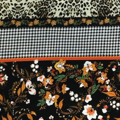 Tela Plana Estampada Poliéster Crep Marrocaine #2