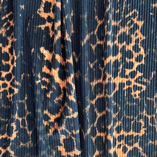 Tela Punto estampado Angora print Marina