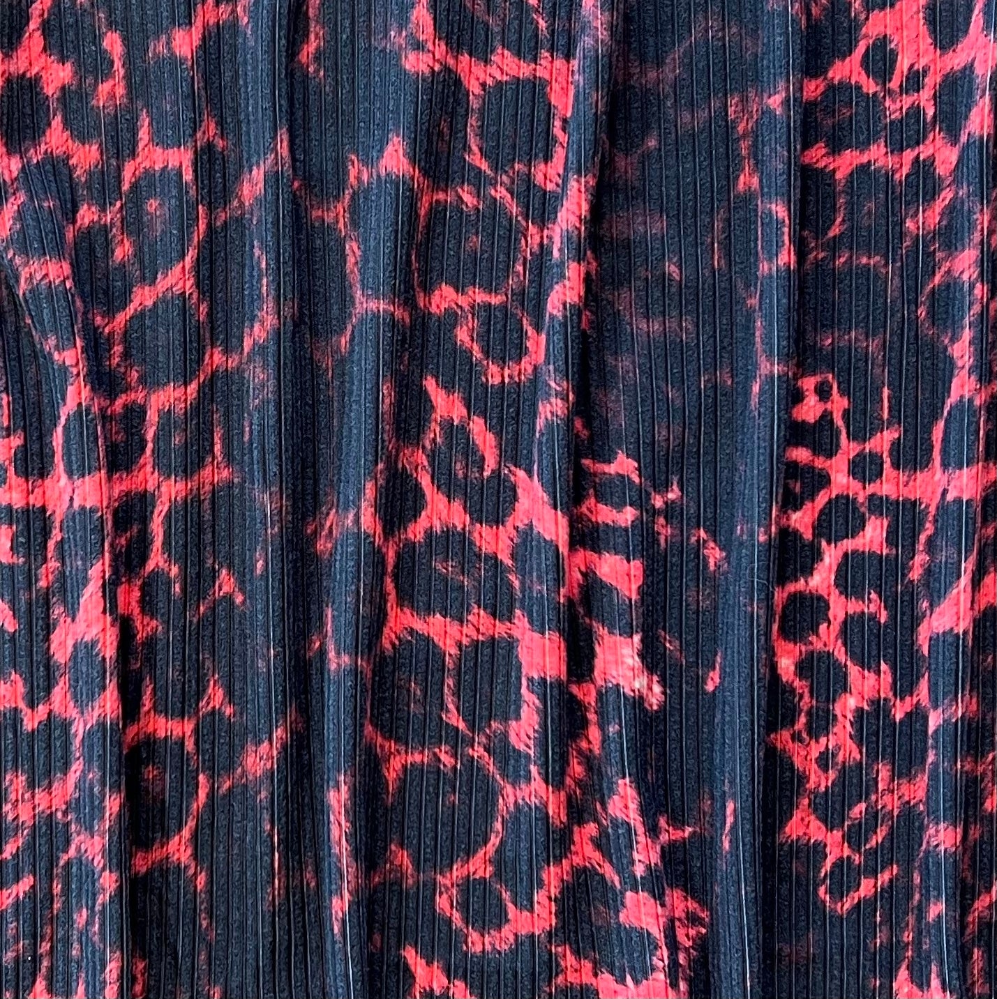 Tela Punto estampado Angora print Marina