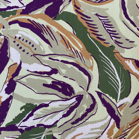 Tela Plana Estampada Texturizada Martinica Print Ivanna