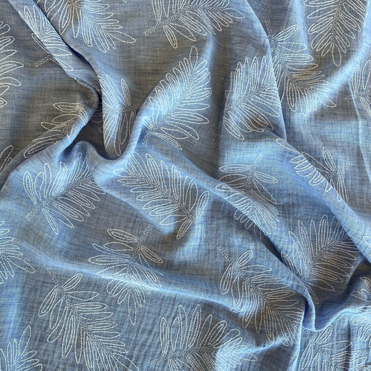 TELA PLANA MELANGE ZANIA EMBRODERY