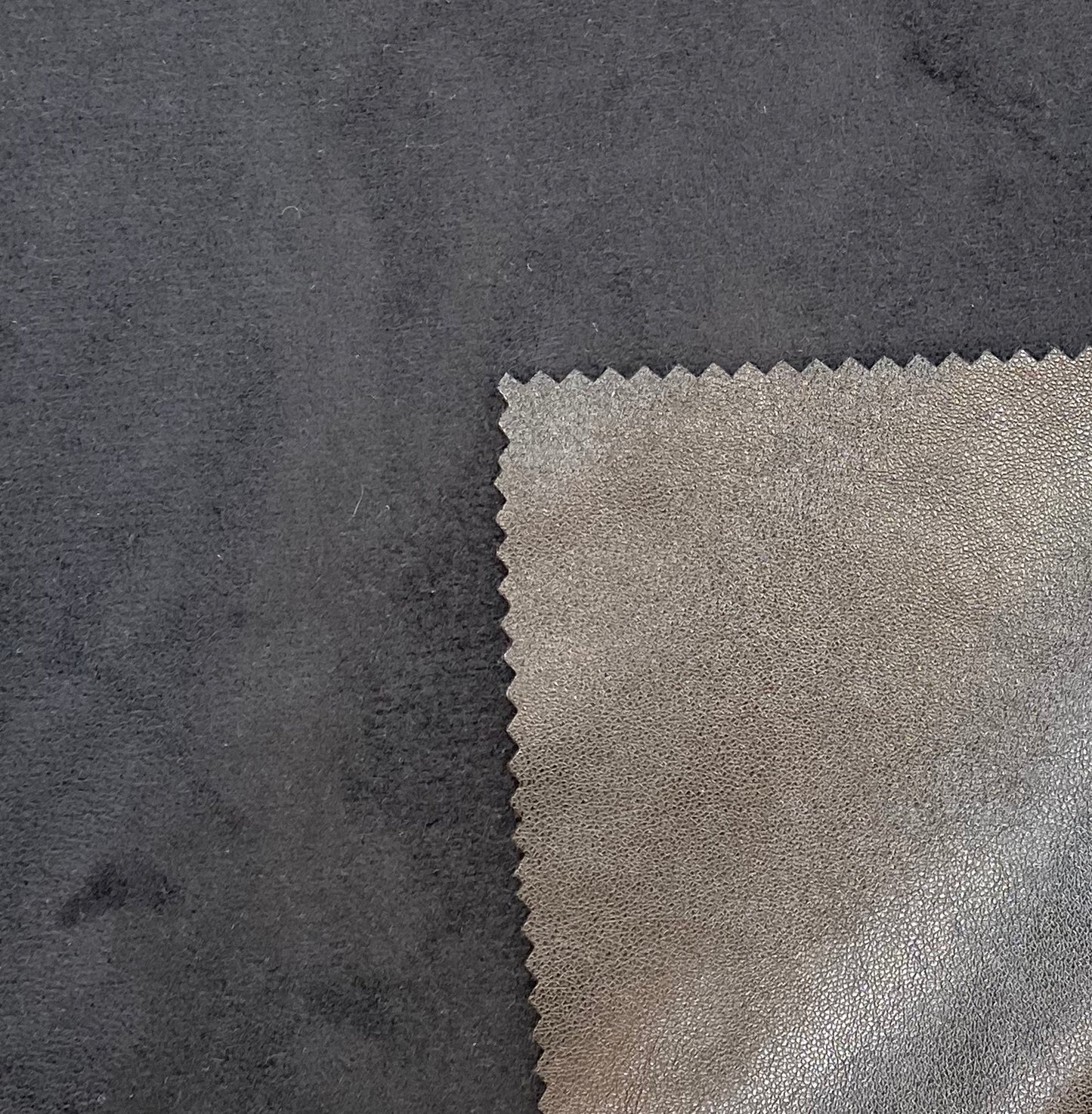 Tela Jersey Punto Color Doble Faz Poliéster PU Ecocuero Becerro