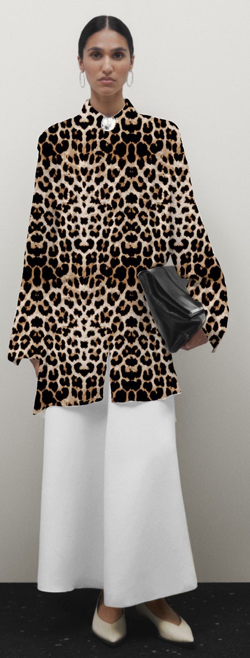 Tela Punto Rib Estampado Guepardo #36