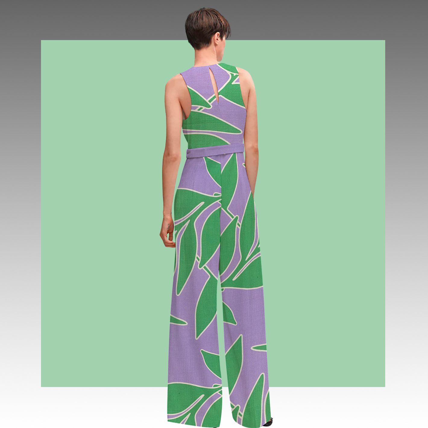 Tela Plana Estampada Texturizada Martinica Print Roberta