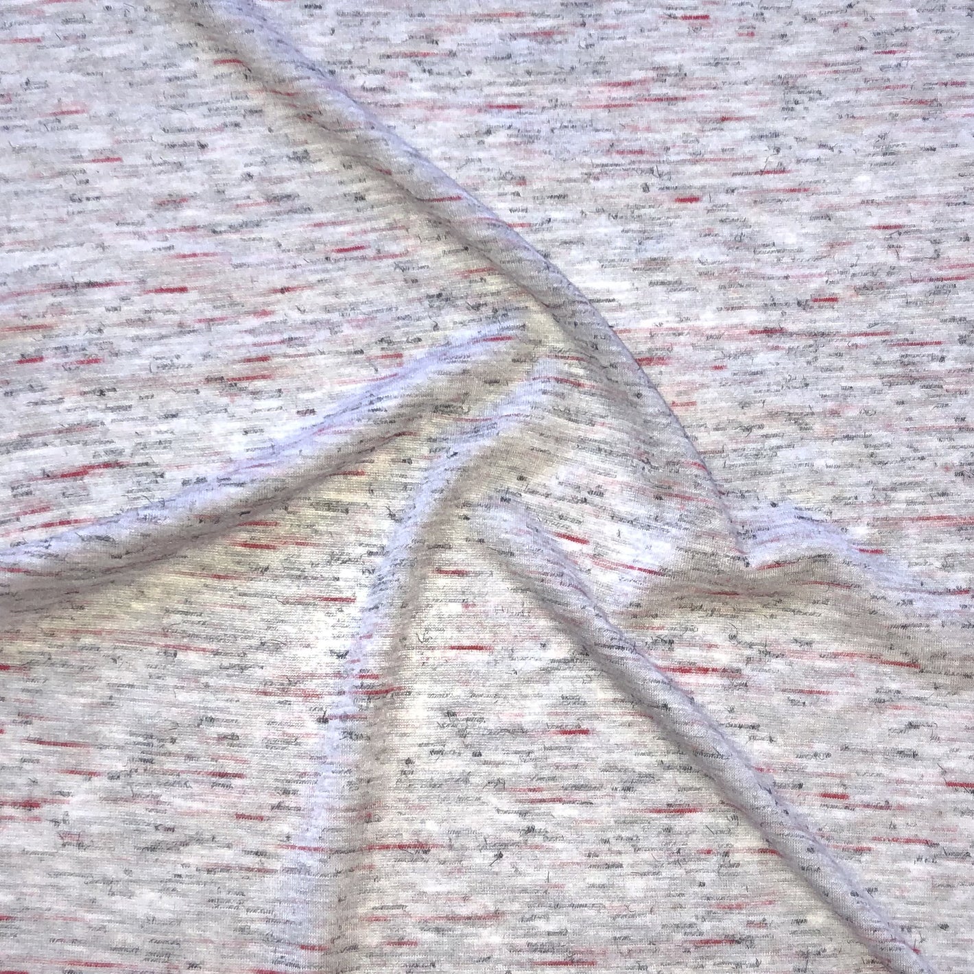 Tela Jersey Punto Melange Poliéster Rayón Tahiti