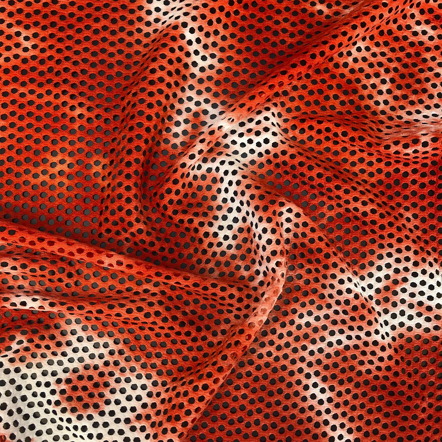 Tela Jersey Punto Teñida Poliéster Spandex Macramé Polynesia