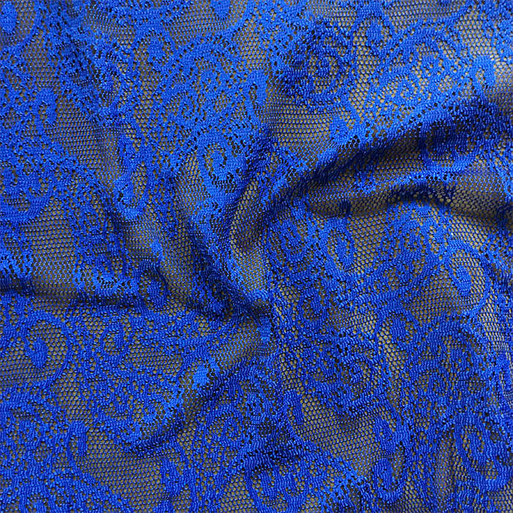 Tela Jersey Punto Color Poliéster Encaje Amapolas 742