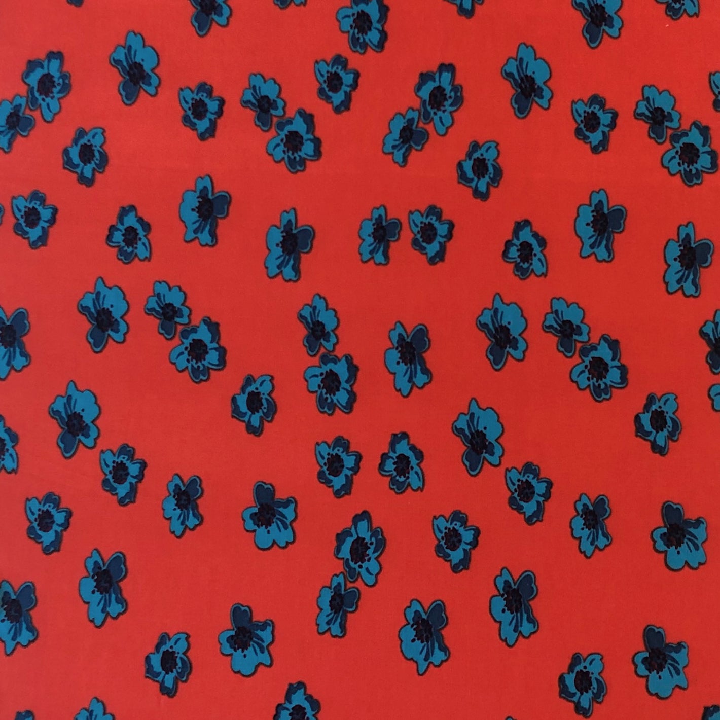 Tela Jersey Punto Estampada Poliéster Spandex Lycra Fría Alcala Flores