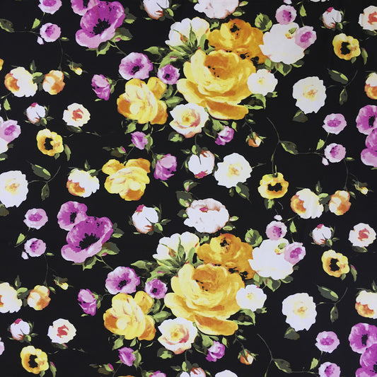 Tela Plana Estampada Algodón Spandex Gabardina Mc Queen