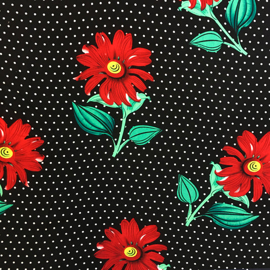 Tela Plana Estampada Viscosa Rayón Georgia Print 80455