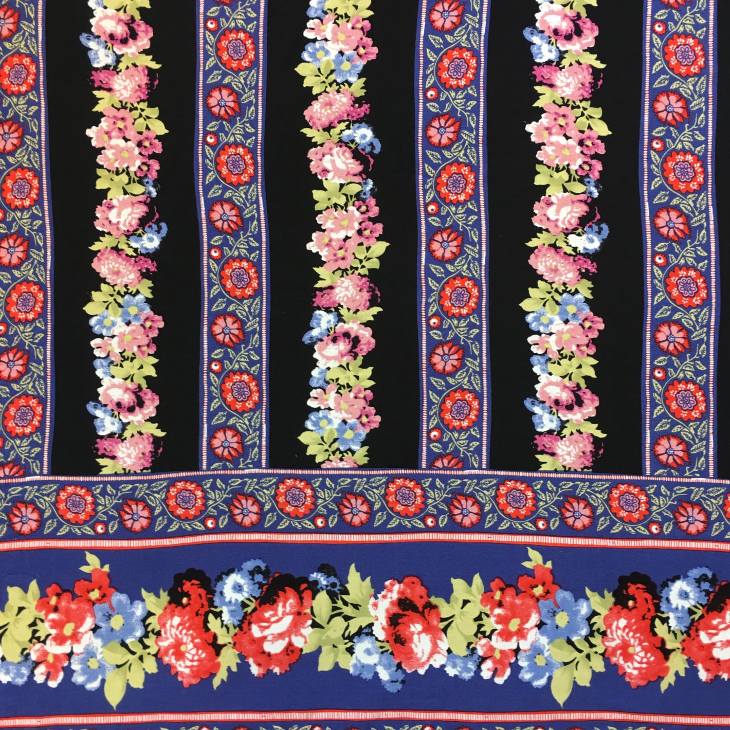 Tela Plana Estampada Viscosa Rayón Georgia Print 479