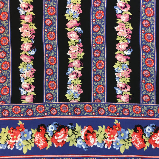 Tela Plana Estampada Viscosa Rayón Georgia Print 479