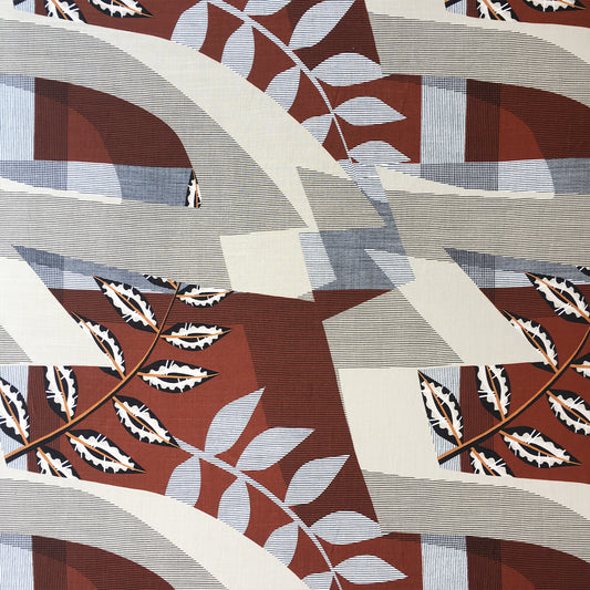 Tela Plana Estampada Viscosa Rayón Texturizada Rayon Slub Print 022