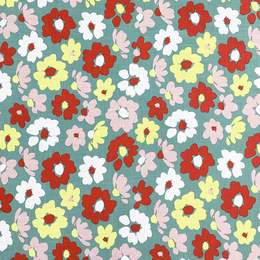 Tela Plana Estampada Viscosa Rayón Texturizada Rayon Slub 059