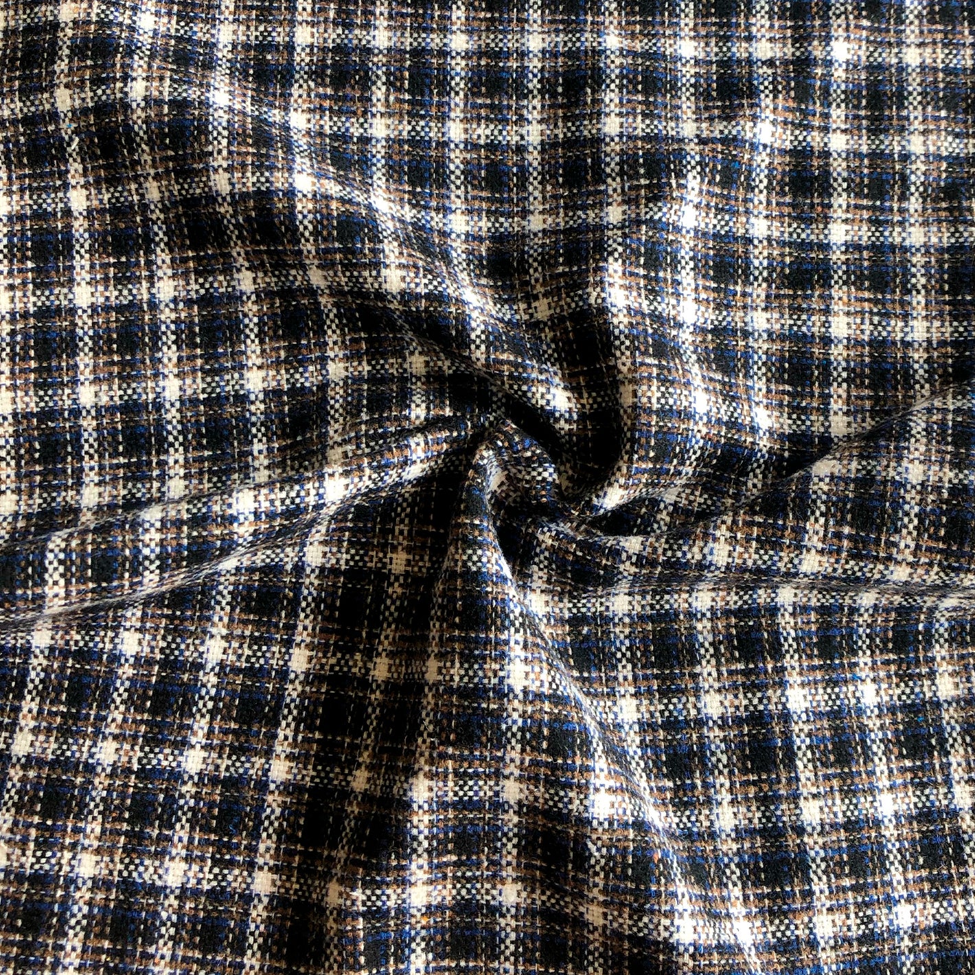 Tela Fantasía Color Poliéster Lana Fancy Tweed