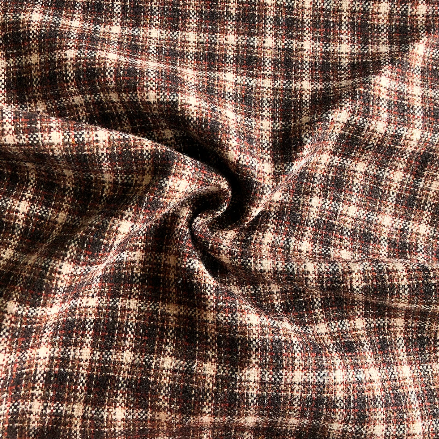 Tela Fantasía Color Poliéster Lana Fancy Tweed