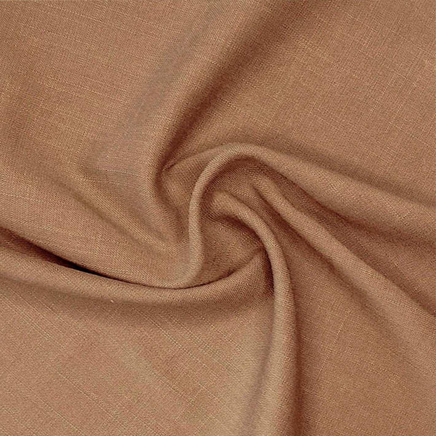 Tela Plana Color Viscosa Rayón Texturizada Thai / Efecto Lino