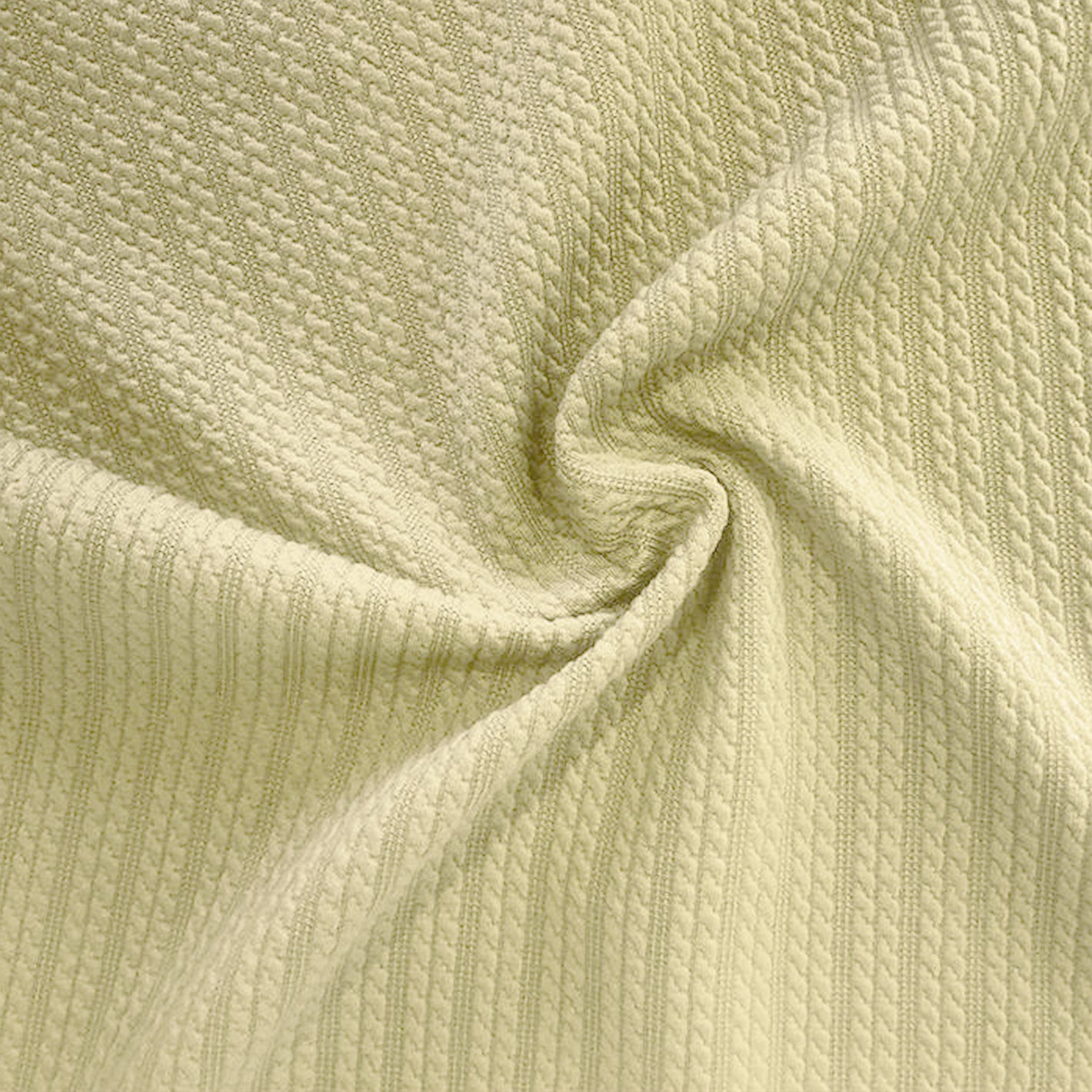 Tela Jersey Punto Poliéster Spandex Canutón Trenzado Agatha