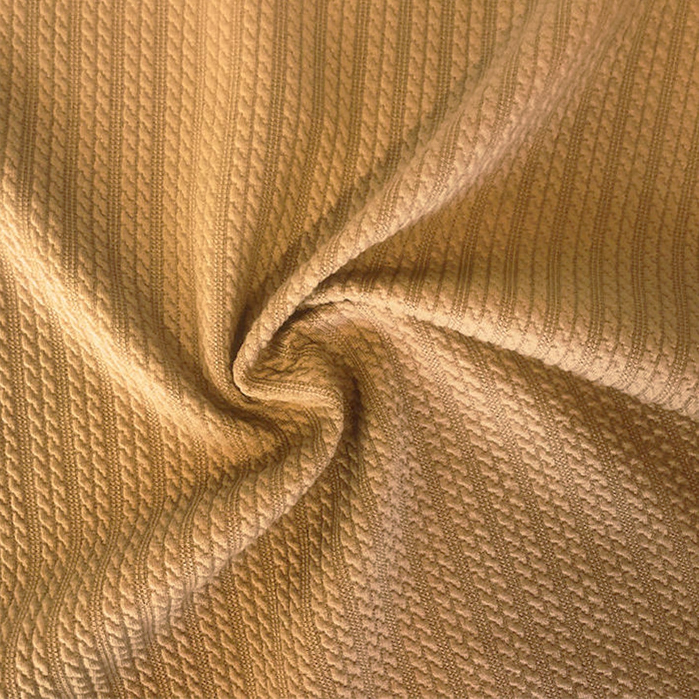 Tela Jersey Punto Poliéster Spandex Canutón Trenzado Agatha