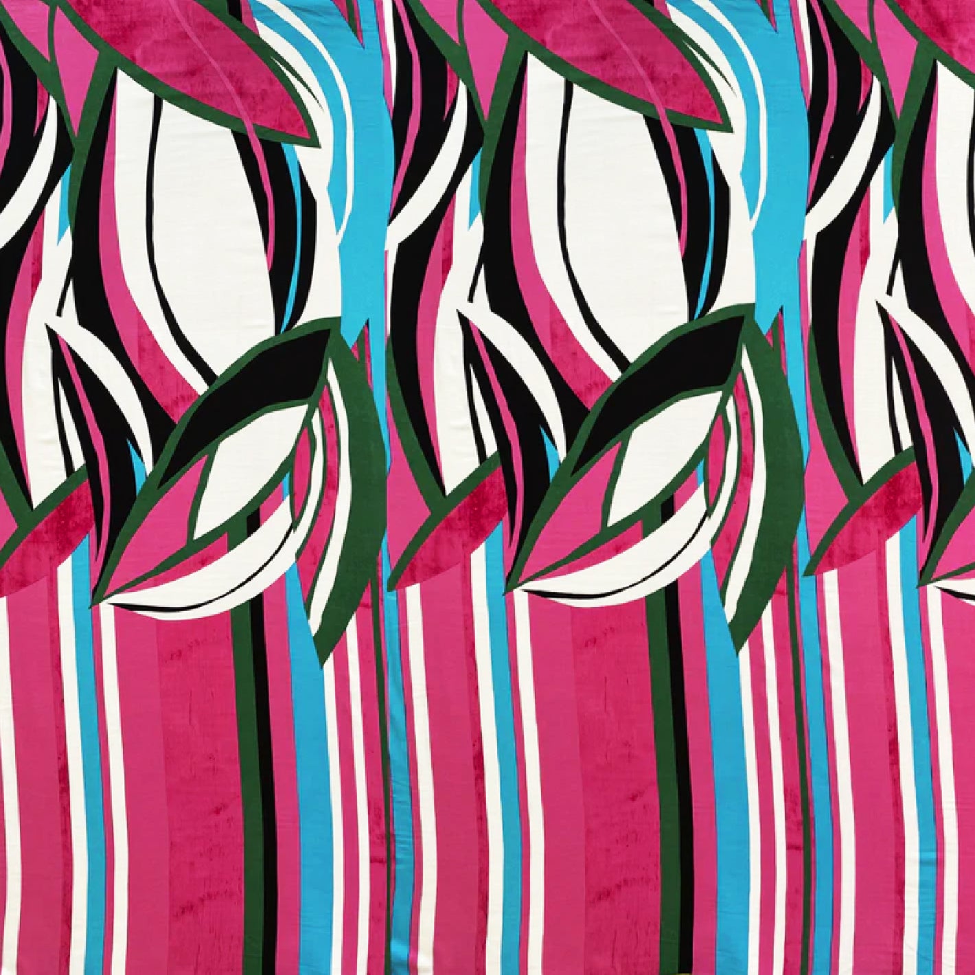 Tela Plana Estampada Viscosa Rayón Texturizada Paradise Mkg1015