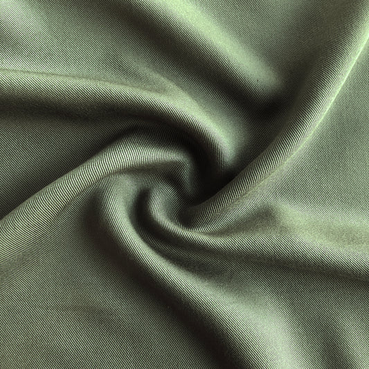 Tela Plana Color Viscosa Rayón Fashion Twill Look Tencel