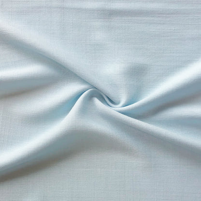 Tela Plana Color Viscosa Rayón Texturizada  Thai / Efecto Lino