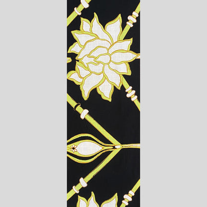 Tela Plana Estampada Texturizada Martinica Print Hortensia