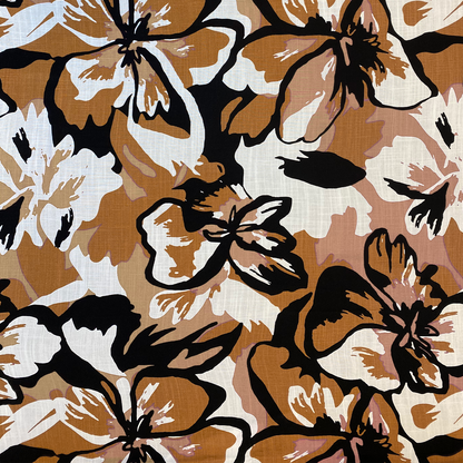 Tela Plana Estampada Texturizada Martinica Print Dell