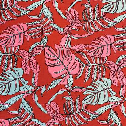 Tela Plana Estampada Viscosa Rayón Lia Print Sara