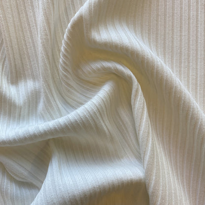 Tela Jersey Punto Color Poliéster Spandex Canutón Donna