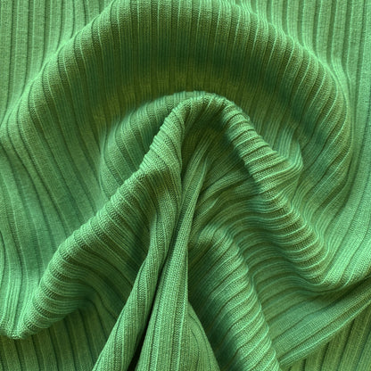 Tela Jersey Punto Color Poliéster Spandex Canutón Donna