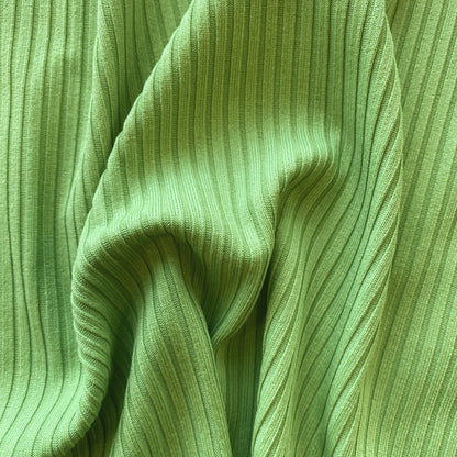 Tela Jersey Punto Color Poliéster Spandex Canutón Donna