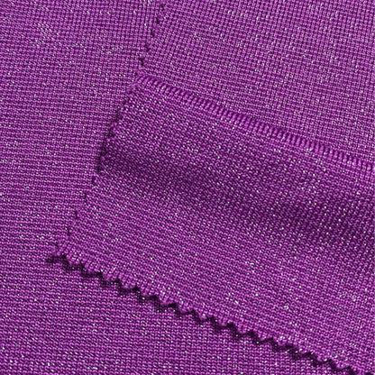 Tela Jersey Punto Poliéster Lurex Ivanna