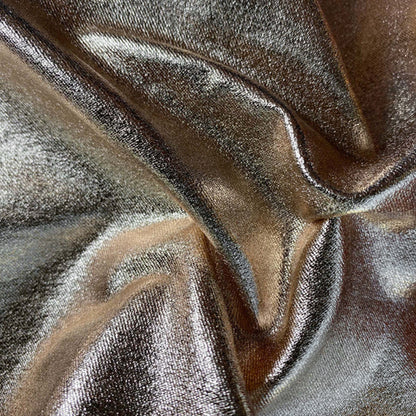 Tela Jersey Punto Bengalina Rayón Nylon Portugal Metalic