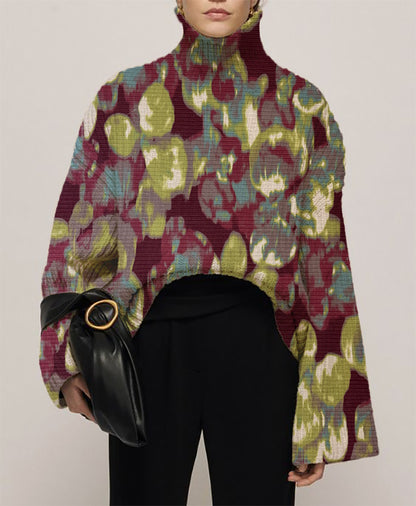 Tela Punto estampado Angora print  Anselma