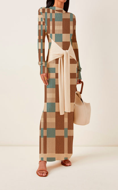 Tela Punto estampado Angora print Bea