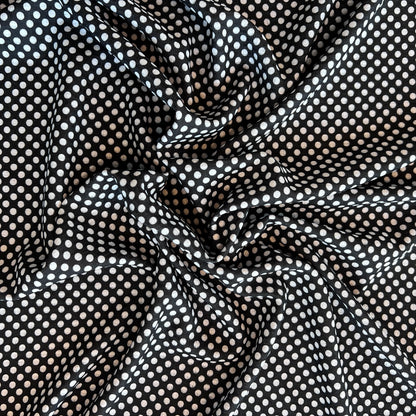 Tela Plana Color Poliéster Crep Cey Jacquard print Dot #4