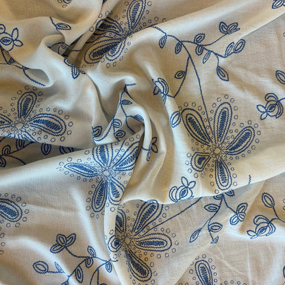 TELA PLANA CREP MICRO ARRUGA CEYLAND EMBROIDERY