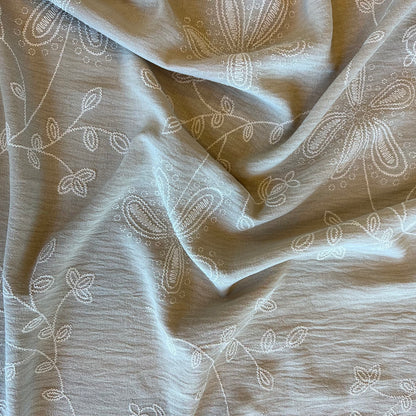 TELA PLANA CREP MICRO ARRUGA CEYLAND EMBROIDERY