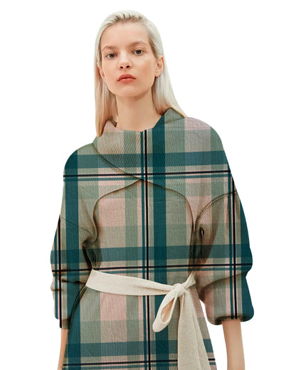 Tela Punto estampado Angora print Estefania