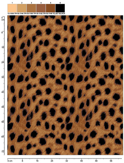 Tela Punto estampado Angora print Felicia