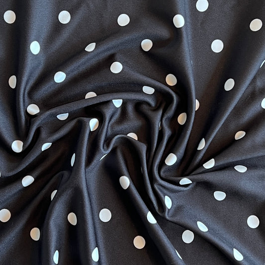 Tela Jersey Punto Color Poliéster Spandex Lycra Fría Salamanca Print Dot 3