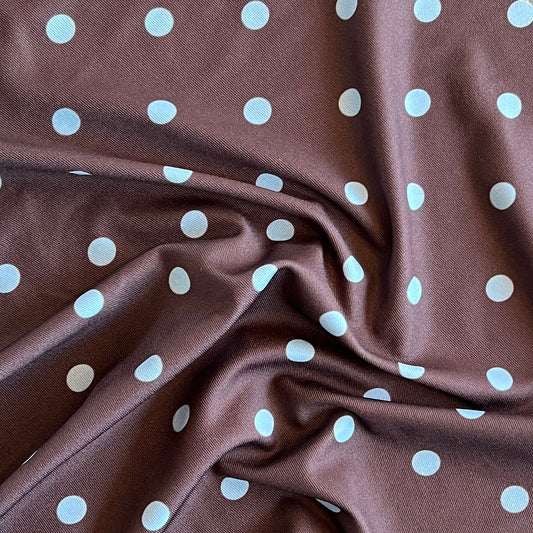 Tela Jersey Punto Color Poliéster Spandex Lycra Huelva Print DOT 2