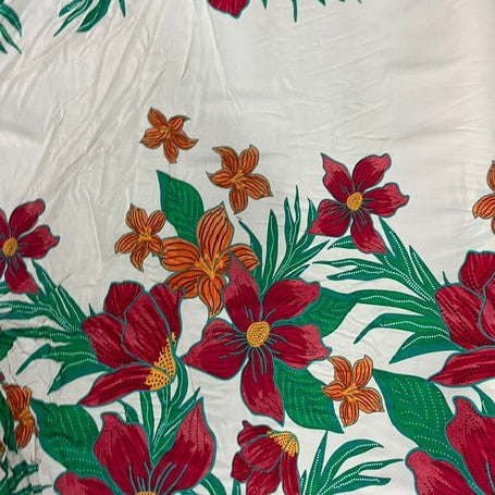 Tela Plana Estampada Viscosa Rayón Paradise ro791