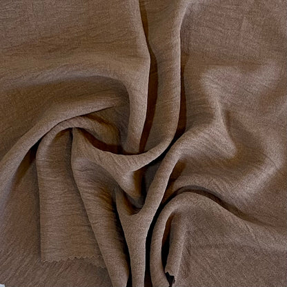 Tela Plana Color Poliéster Crep Microarrugado Cey